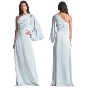 🌻NEW w/tag Sachin & Babi Keely Ice Blue Formal Evening Gown Dress Size 4